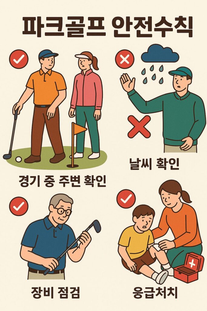 파크골프 안전수칙